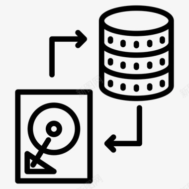 日志文件符号数据传输交换文件共享图标图标