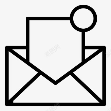 电子邮件电子邮件通知客户服务图标图标