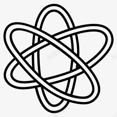 原子轨道原子模型原子轨道结构图标图标