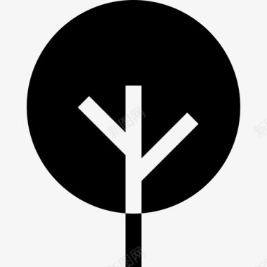 江南庭院树木生态森林图标图标