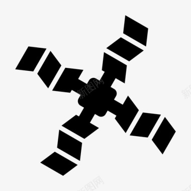 地球卫星卫星天线通信图标图标