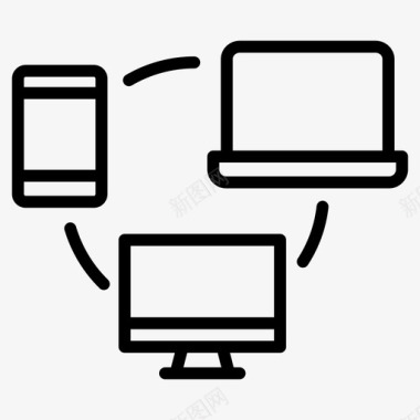 文件共享数据传输笔记本电脑图标图标