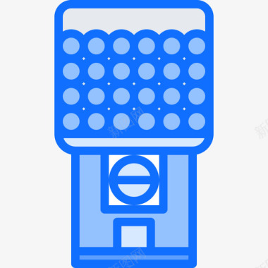 口香糖糖果18蓝色图标图标