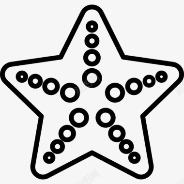 星型孤立型形状图标图标