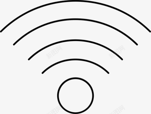 普通wifi连接网络图标图标