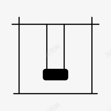 网页按钮样式秋千娱乐摇篮图标图标