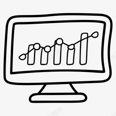 分析图表模板下载趋势分析业务图表计算机图标图标