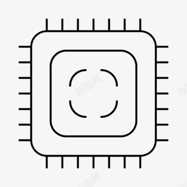 Intel芯片芯片硬件微芯片图标图标