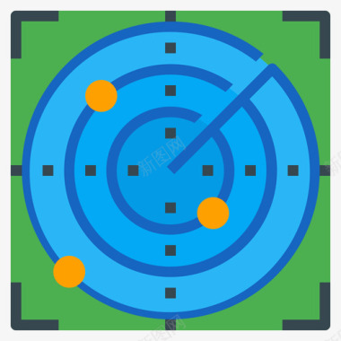 地图导航素材雷达导航地图2平面图图标图标