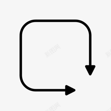 循环箭头免费png素材箭头方向循环图标图标