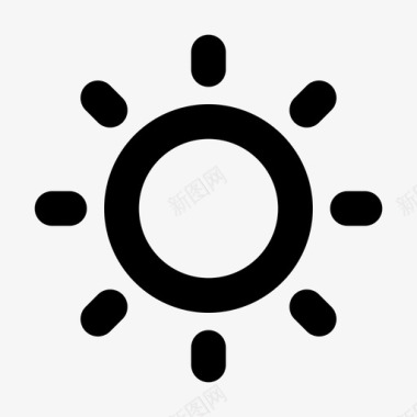 太阳午后能量图标图标