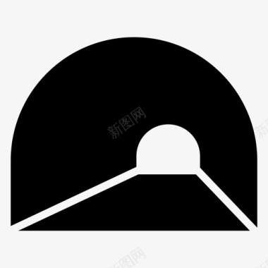 道路隧道道路标志图标图标