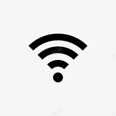 无线头戴式wifi互联网网络图标图标