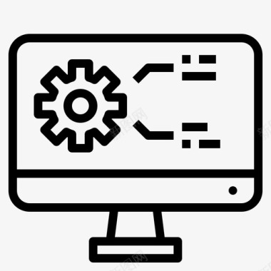 矢量工厂平面图计算机工程工厂图标图标