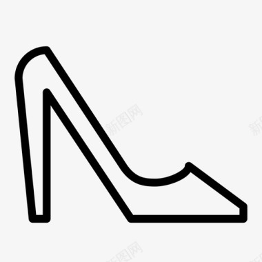鞋子衣服婚礼图标图标