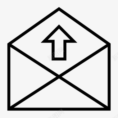 电子邮件互联网技术信息传递图标图标