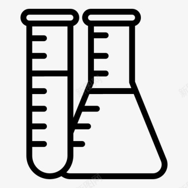 化学污染化学瓶实验室医疗图标图标