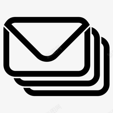 垃圾删除图标垃圾邮件通信电子邮件图标图标