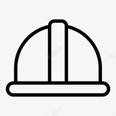 安全帽图标头盔建筑安全帽图标图标