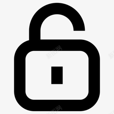 不安全解锁挂锁不安全图标图标