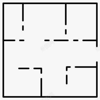 64x64跟踪找到路工程常规线组64图标图标