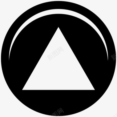 危险警告三角标志图标图标