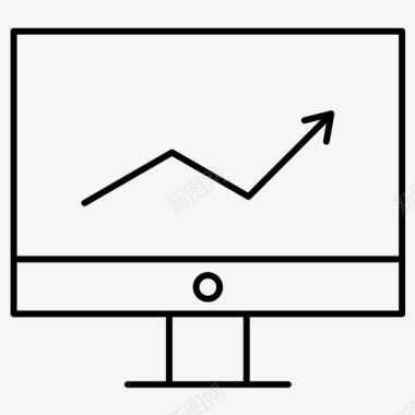 电脑屏幕显示器图形计算机显示器图标图标