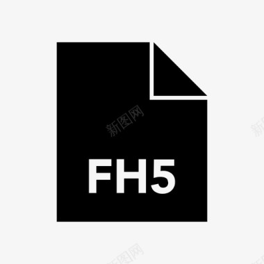 各种格式的文件文件格式glyph粗体fh5图标图标