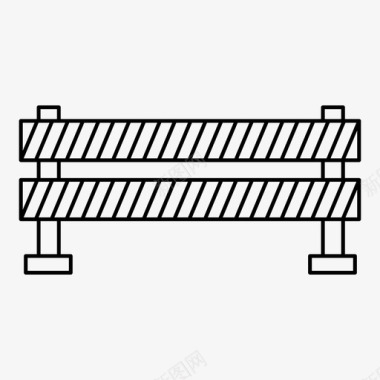 屏障屏障围栏防护图标图标