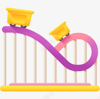 过山车一般32彩色图标图标