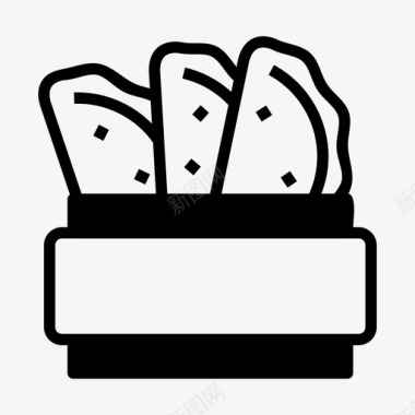 饺子包子肉图标图标