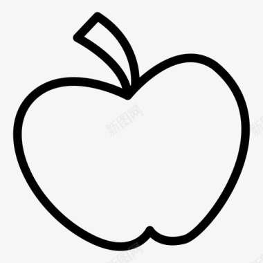 学生苹果班级水果图标图标