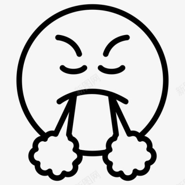 表情符号愤怒的表情符号表情符号表情图标图标