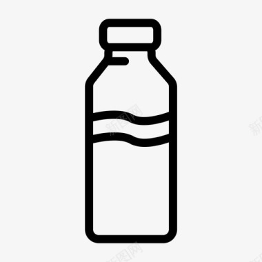 概述瓶子瓶装水饮料图标图标