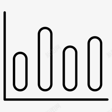 展示商业信息图表条形图业务图标图标