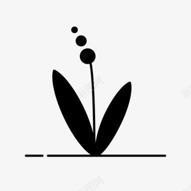 花叶植物花叶图标图标