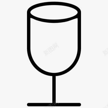 透明水杯玻璃杯子饮水杯图标图标