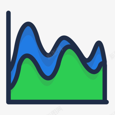 负荷曲线曲线图图标