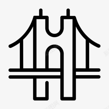 旧金山大桥金门大桥图标图标