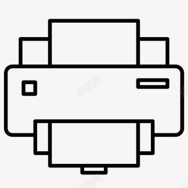 请帖打印打印机计算机设备图标图标