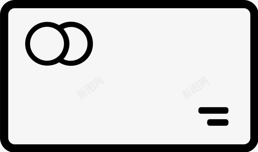 圆角信用卡信用卡万事达图标图标