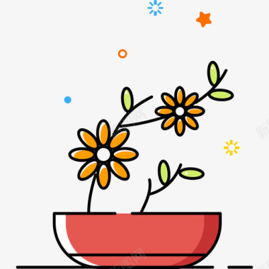 植物icon-海棠花图标