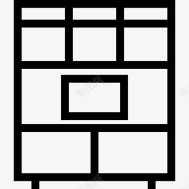 卧室橱柜卧室家用电器图标图标
