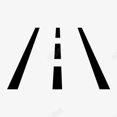 车道辅助自动驾驶仪车道偏离图标图标