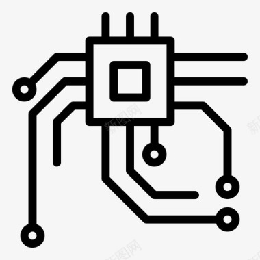 电路电路数据数字图标图标