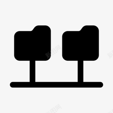 局域网网卡局域网存储数据文件夹图标图标