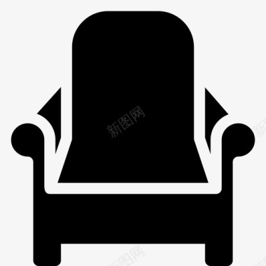 沙发椅子客厅图标图标