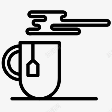 一杯茶饮料咖啡图标图标