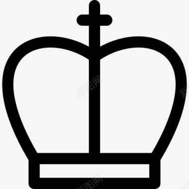皇冠童话10直线图标图标