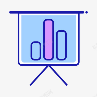 矢量统计图统计图、展示-01图标